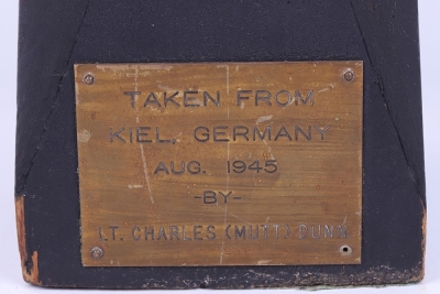 Large Bronzed Adolf Hitler Head Liberated from Kiel, Germany in 1945 - 15