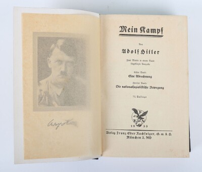 Third Reich Adolf Hitler Mein Kampf 1933 Edition - 5