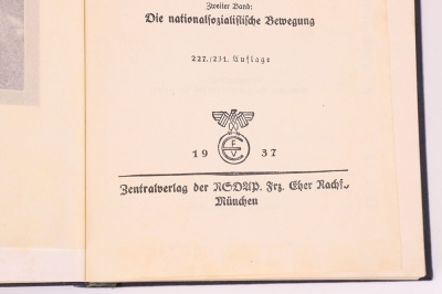 Third Reich NSDAP Adolf Hitler Mein Kampf Book - 6