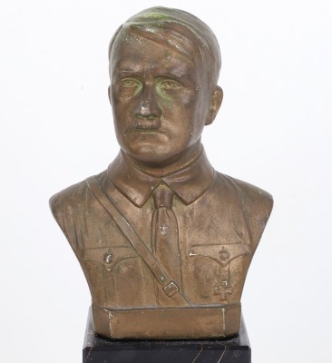 Third Reich NSDAP Adolf Hitler Table Bust - 2