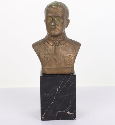 Third Reich NSDAP Adolf Hitler Table Bust - 9