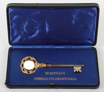 Hermann Goring Presentation Key to Paris Residence in 1940