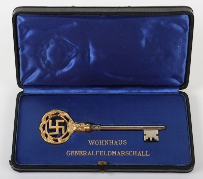 Hermann Goring Presentation Key to Paris Residence in 1940 - 2