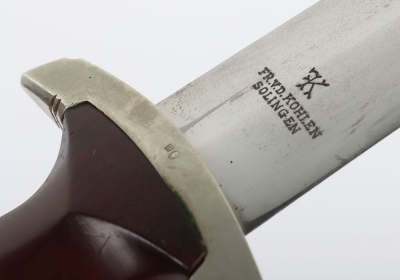Third Reich SA (Sturmabteilung) Dress Dagger by Friedrich von der Kohlen, Solingen, - 7