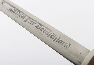 Third Reich SA (Sturmabteilung) Dress Dagger by Rare Maker, J Dirlam & Sohne, Solingen - 8