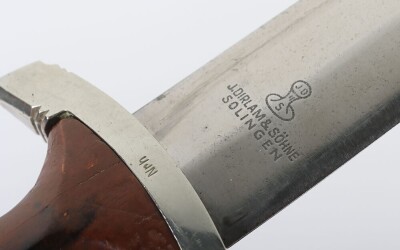 Third Reich SA (Sturmabteilung) Dress Dagger by Rare Maker, J Dirlam & Sohne, Solingen - 9