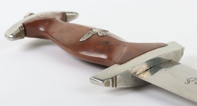 Third Reich SA (Sturmabteilung) Dress Dagger by Rare Maker, J Dirlam & Sohne, Solingen - 10