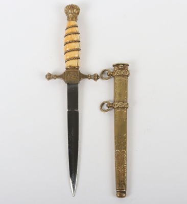 Weimar Republic Small Naval Dirk - 2