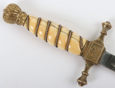 Weimar Republic Small Naval Dirk - 4