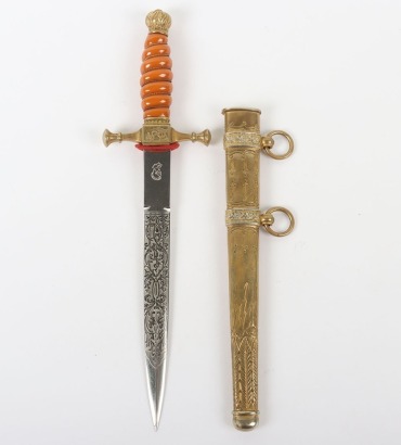Weimar Republic Small Naval Dirk by WKC, Solingen