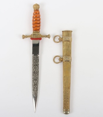 Weimar Republic Small Naval Dirk by WKC, Solingen - 2