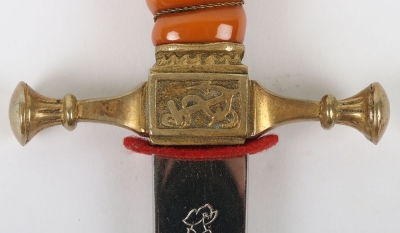 Weimar Republic Small Naval Dirk by WKC, Solingen - 5