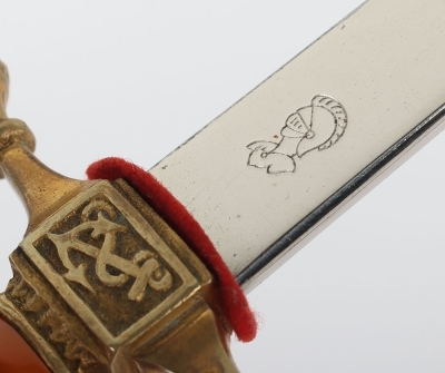 Weimar Republic Small Naval Dirk by WKC, Solingen - 7