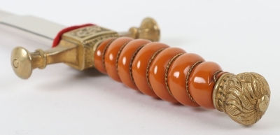Weimar Republic Small Naval Dirk by WKC, Solingen - 11