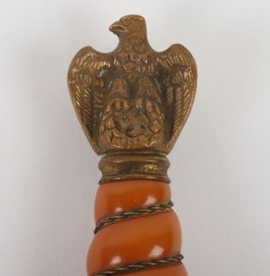 Rare 3/4 Size Miniature Kriegsmarine Officers Dress Dagger by Alcoso, Solingen, - 9