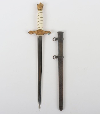 Miniature Kriegsmarine Dagger by E & F Horster, Solingen - 3