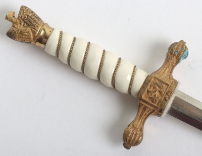Miniature Kriegsmarine Dagger by E & F Horster, Solingen - 4