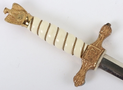 Miniature Kriegsmarine Dagger by E & F Horster, Solingen - 5