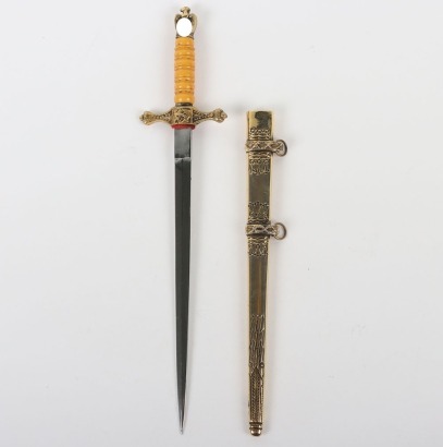Miniature Kriegsmarine Dress Dagger Letter Opener with Gunther Prien Interest,