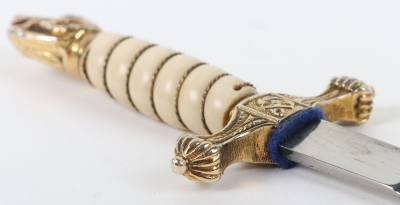 Miniature Kriegsmarine Officers Dress Dagger - 9