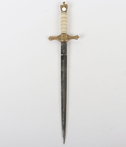 Miniature WW2 German Kriegsmarine Naval Dagger Letter Opener