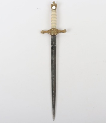 Miniature WW2 German Kriegsmarine Naval Dagger Letter Opener