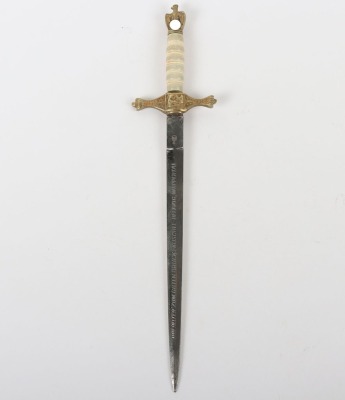 Miniature WW2 German Kriegsmarine Naval Dagger Letter Opener