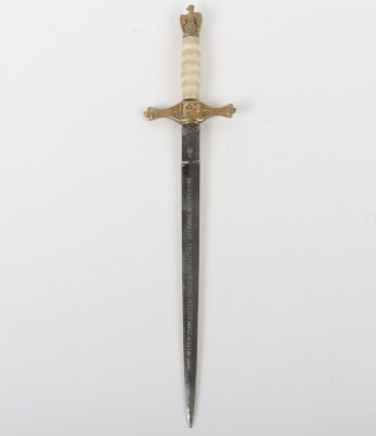 Miniature WW2 German Kriegsmarine Naval Dagger Letter Opener - 2
