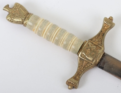 Miniature WW2 German Kriegsmarine Naval Dagger Letter Opener - 4
