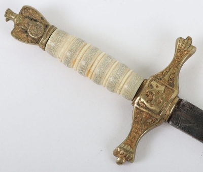 Miniature WW2 German Kriegsmarine Naval Dagger Letter Opener - 5