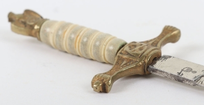 Miniature WW2 German Kriegsmarine Naval Dagger Letter Opener - 9