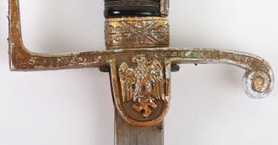 WW2 German Army Officers Sword by F W Holler, Solingen - 7