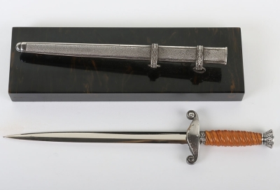 Miniature WW2 German Army Officers Dress Dagger by Alcoso, Solingen - 3