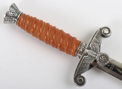 Miniature WW2 German Army Officers Dress Dagger by Alcoso, Solingen - 4