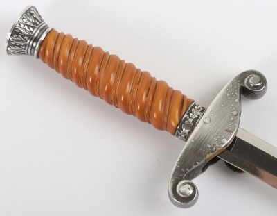 Miniature WW2 German Army Officers Dress Dagger by Alcoso, Solingen - 5