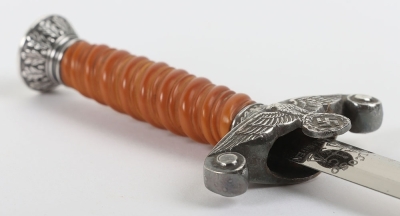 Miniature WW2 German Army Officers Dress Dagger by Alcoso, Solingen - 9