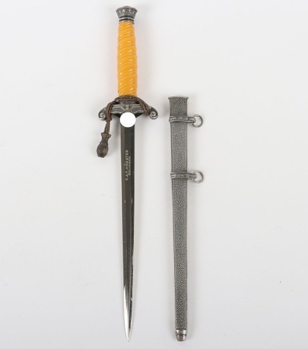 Miniature German Army Officers Dagger by E & F Horster, Solingen
