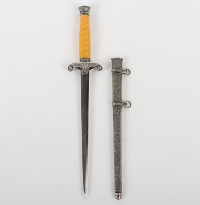 Miniaiture German Army Officers Dagger with Named Cross Guard - 2