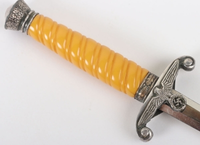 Miniaiture German Army Officers Dagger with Named Cross Guard - 5