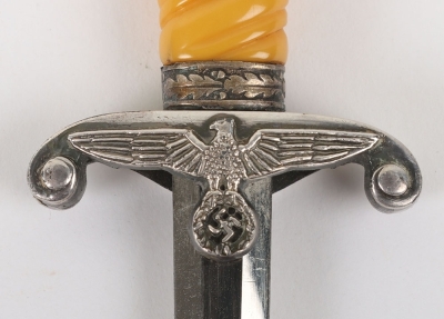 Miniaiture German Army Officers Dagger with Named Cross Guard - 6