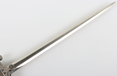 Miniaiture German Army Officers Dagger with Named Cross Guard - 10