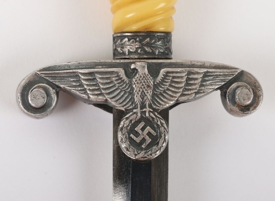 Miniature 3/4 Size German Army Officers Dagger by Alcoso, Solingen - 6