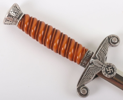 Miniature 3/4 Size Army Officers Dagger by Alcoso, Solingen, - 5