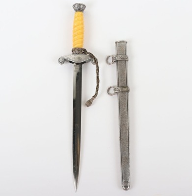 Miniature 3/4 Size German Army Officers Dagger by Alcoso, Solingen - 3
