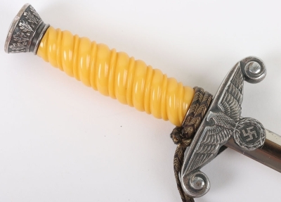 Miniature 3/4 Size German Army Officers Dagger by Alcoso, Solingen - 5