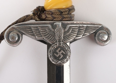 Miniature 3/4 Size German Army Officers Dagger by Alcoso, Solingen - 6