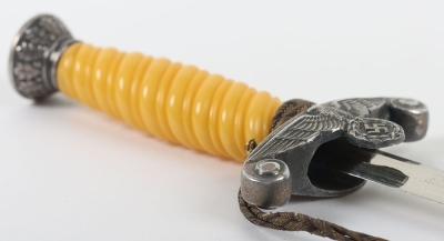 Miniature 3/4 Size German Army Officers Dagger by Alcoso, Solingen - 10