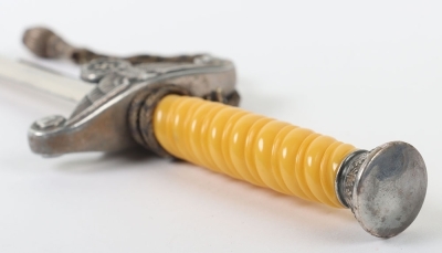 Miniature 3/4 Size German Army Officers Dagger by Alcoso, Solingen - 11