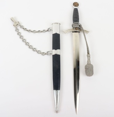 Third Reich 1st Pattern Luftwaffe Dress Dagger by Puma, Solingen - 3