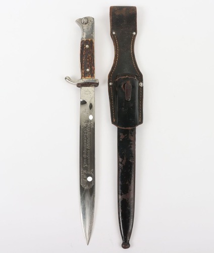 WW2 German Luftwaffe Engraved Parade Bayonet